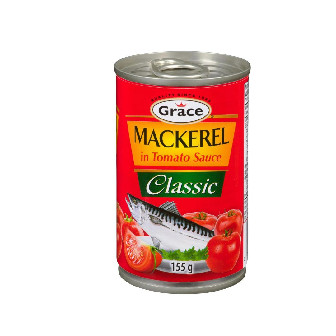 Grace Mackerel in Tomato Sauce 155g – Iconic Jamaica Lifestyle