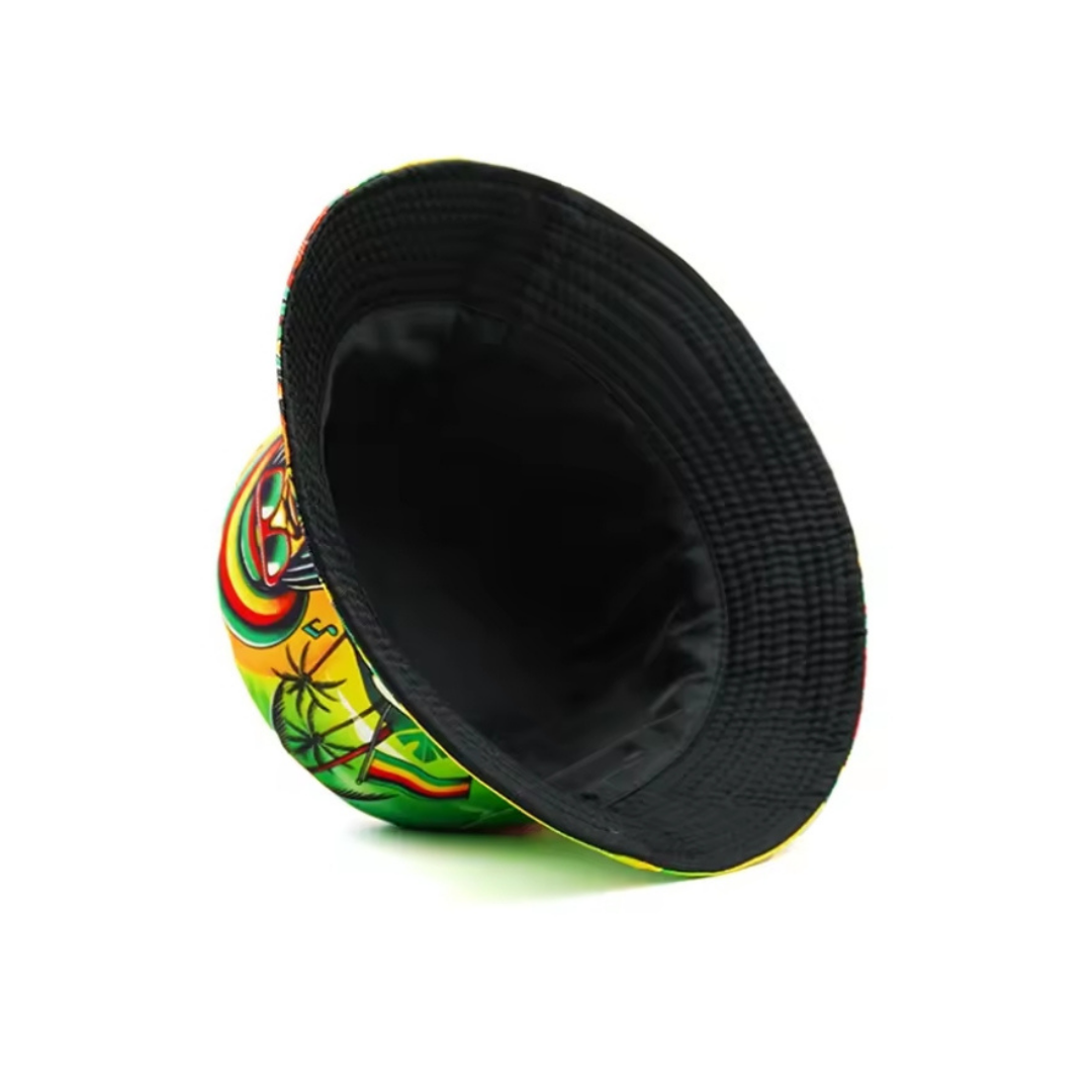 Rasta Reversible Bucket Hat - Image 4